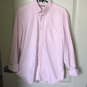 Men’s light pink button down shirt